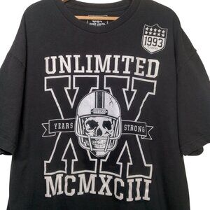 ECKO UNLTD Shirt 2XL 20 Years Strong Skull Football Helmet MXMXCIII Streetwear